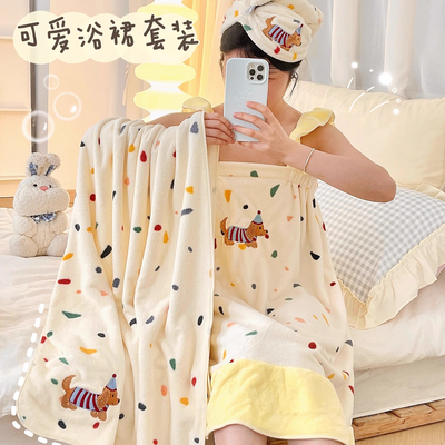 2025新款加厚浴袍四季通用