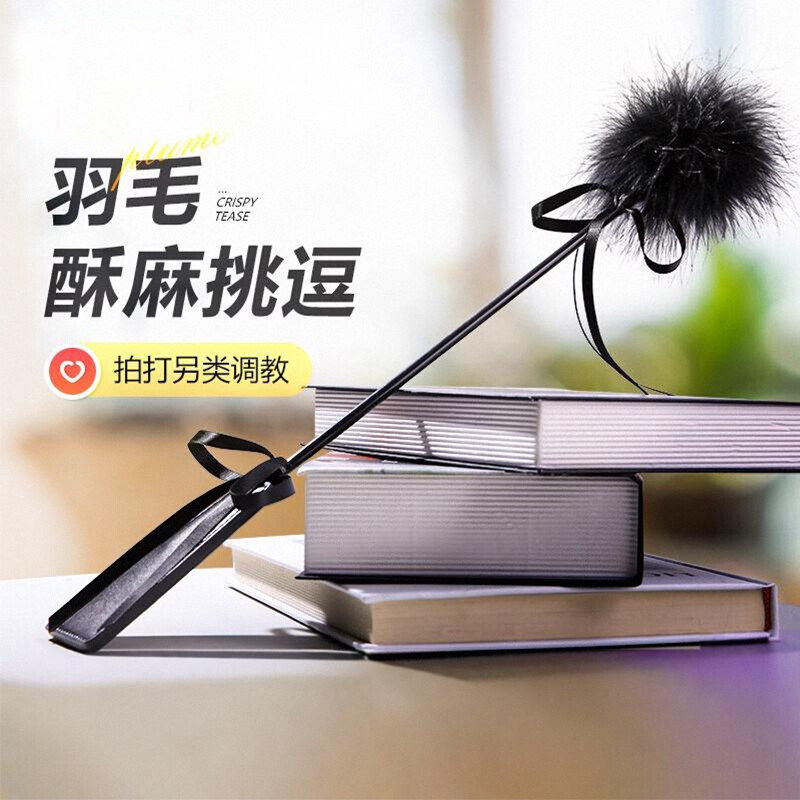 sm情趣用品调情羽毛棒打屁屁神器夫妻调情道具挑逗女朋友屁股玩具
