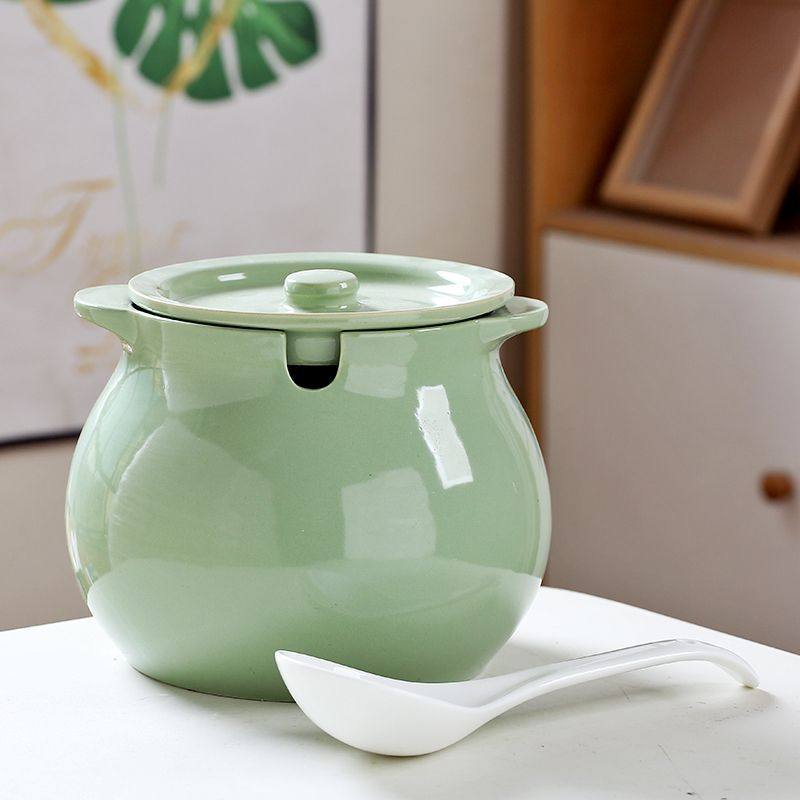 猪油罐陶瓷双耳罐子泼辣子耐高温油家用专用大号调料辣椒油带盖装,厨房/烹饪用具,猪油罐,淘宝优惠券,粉丝福利购,淘宝优惠卷