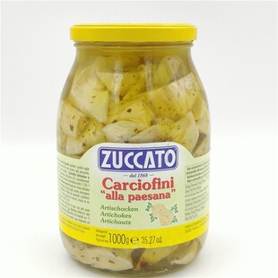 朝鲜蓟 苏嘉度油浸半切朝鲜蓟1000g  洋蓟芯  亚之竹芯  西餐原料