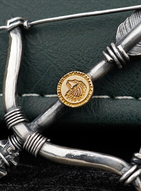 国风潮铜镀银手工饰品