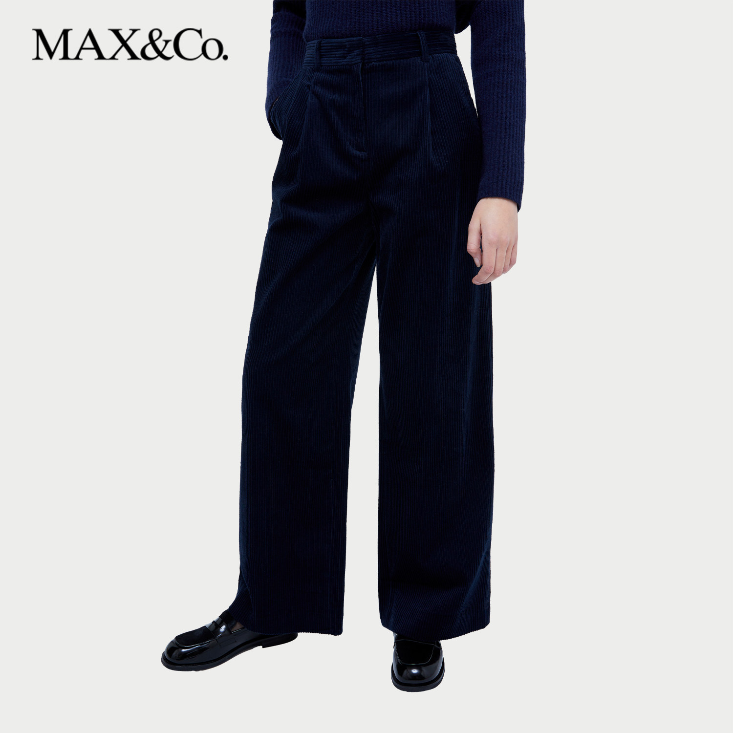 【甄选惠享】MAX&Co.秋冬直筒灯芯绒长裤西装裤6136024402,女装/女士精品,西装裤/正装裤,淘宝优惠券,粉丝福利购,淘宝优惠卷