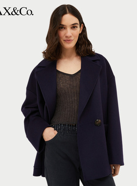 MAX&Co.春夏女装短款羊毛毛呢大衣外套6081064102maxco