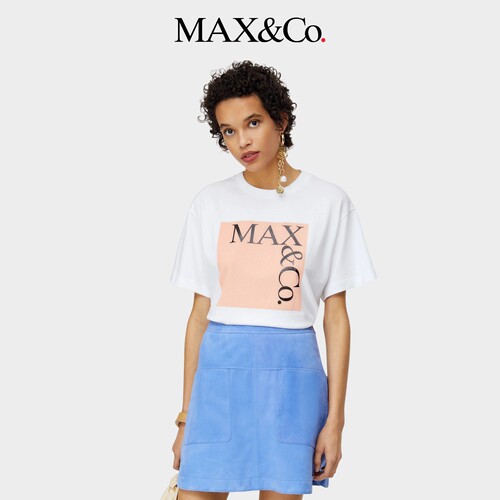 maxco棉质T恤打底衫明星同款