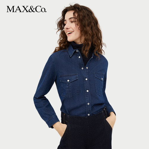 2024春夏宽松牛仔布衬衫