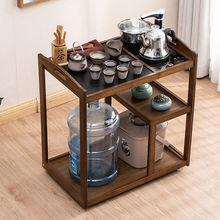移动茶车茶桌家用客厅茶水柜多功能上水一体茶盘套装 现代简约茶具