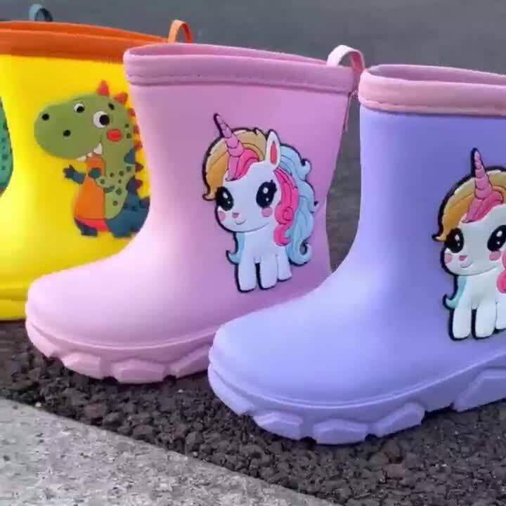 儿童雨鞋男童水鞋幼儿小