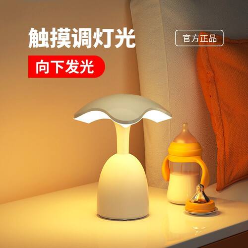 充电式触摸小夜灯卧室睡
