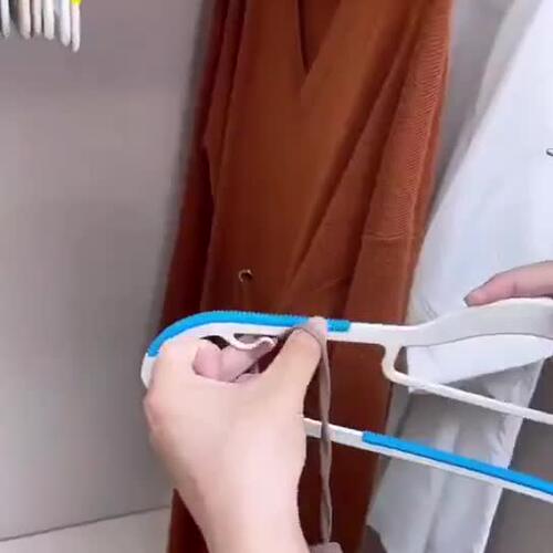 无痕防滑彩虹衣架家用阳