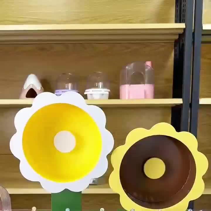 仓鼠花瓣跑轮撞色超静音