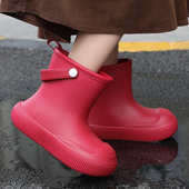 小孩男孩 水靴防滑幼儿雨靴防水加绒水鞋 儿童雨鞋 男童女童2026新款