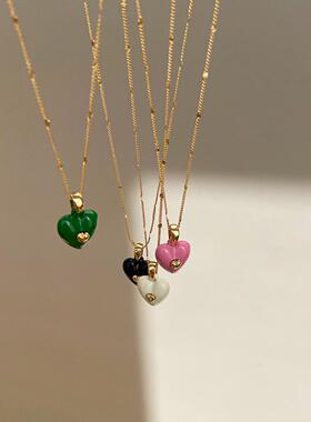 爱心项链轻奢小众2026年新款女