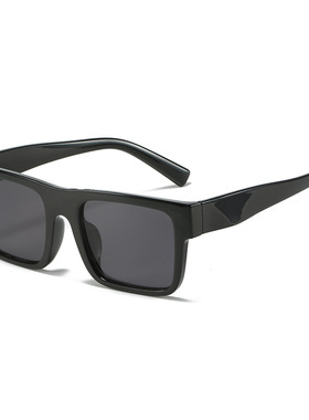 日系cherrykoko时尚时尚方形太阳镜男式女士深色遮光帘,防紫外线