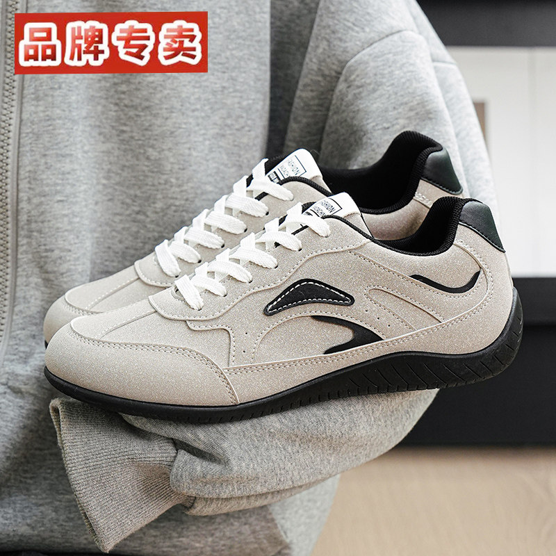 品牌男鞋废土风阿甘德训鞋男款秋冬季新款百搭防臭运动赛车鞋板鞋,流行男鞋,德训鞋,淘宝优惠券,粉丝福利购,淘宝优惠卷