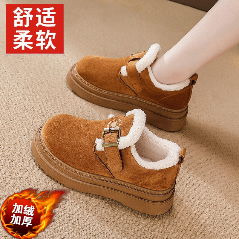 达妮芙乐福鞋棉鞋子保暖雪地靴女