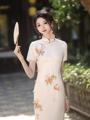 旗袍日常可穿日常直播气质名媛
