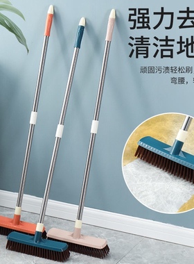 加密加大卫生间地板刷长柄硬毛刷厕所浴室瓷砖地毯清洁刷阳台家用