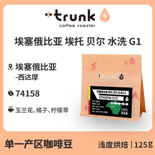 埃塞俄比亚 西达摩埃托elto贝尔处理厂水洗74158手冲咖啡豆黑美式