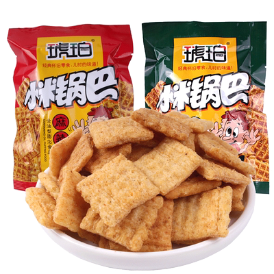 整箱怀旧老式充饥夜宵小米锅巴
