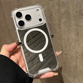 13男女款 适用于iPhone17promax镜面手机壳17Air磁吸充电补妆16pro极简15个性 12防摔11三星S25Ultra创意s24