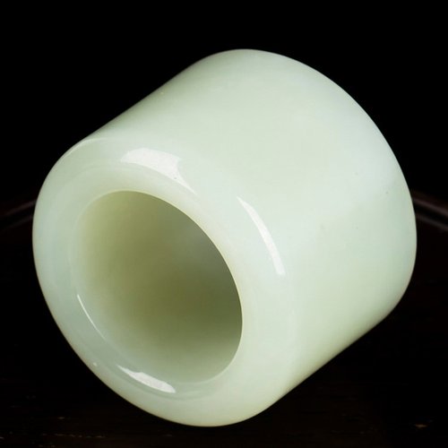 玉石仿新疆和田玉板指玉扳指男女款玉戒指环羊脂白玉扳指