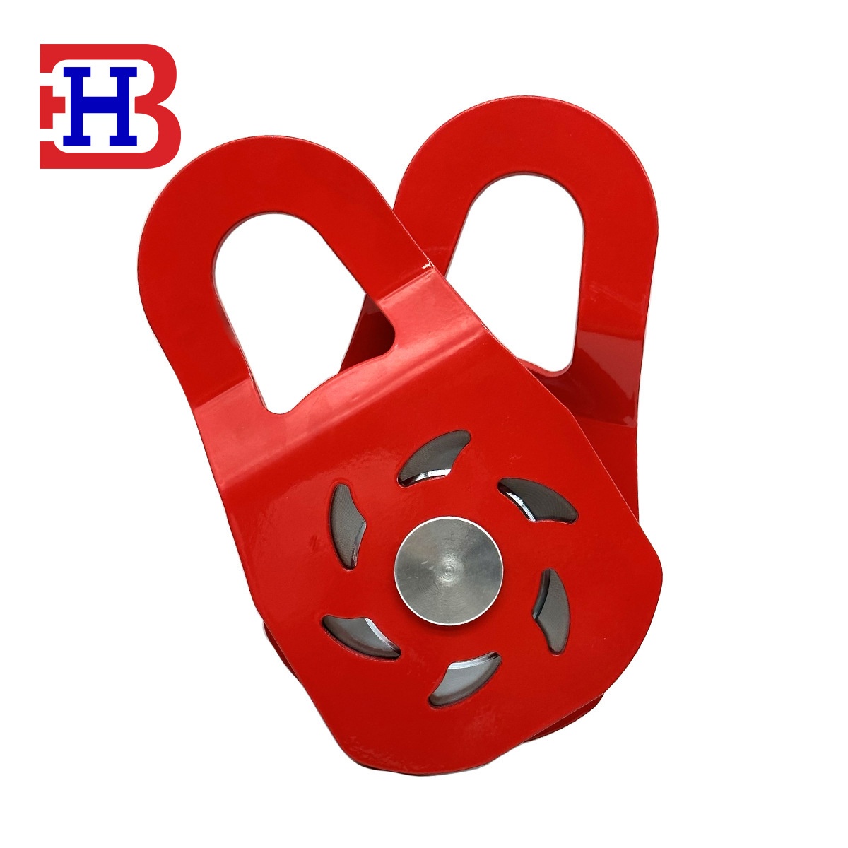 跨境10T钢丝绳滑轮 越野救援滑轮 10吨拖车绞盘滑轮 自驾游自救滑