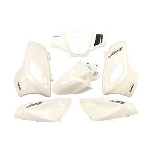 雅马哈巧格i-PLUS 正品原厂ZY125T-17外壳件塑料件全车外壳象牙白