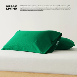 四季 全棉长绒棉枕套2025新款 通用纯棉单只枕头套 LIVING春季 URBAN