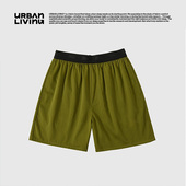 夏天积木系列新疆长绒棉全棉松紧腰纯棉短裤 URBAN LIVING2025新款