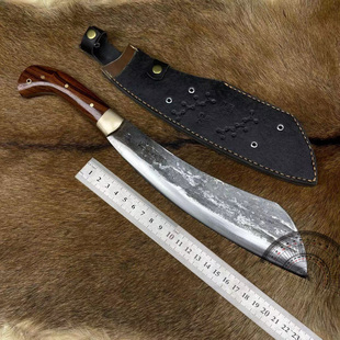 户撒帕兰砍柴刀手工锻打砍树开路山刀户外装备排障生存刀大砍山刀