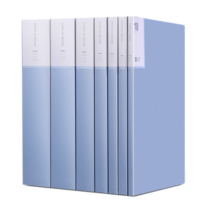 a4文件夹莫兰迪资料册活页夹档案册多页文件夹办公用品海报收纳册作品奖状收集册试卷整理神器多层插页文件袋