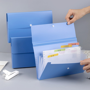 收据风琴包文件夹发票收纳票据夹支票文件袋多层大容量分类资料袋单据欠条账单收纳盒小号多功能装单据收纳袋