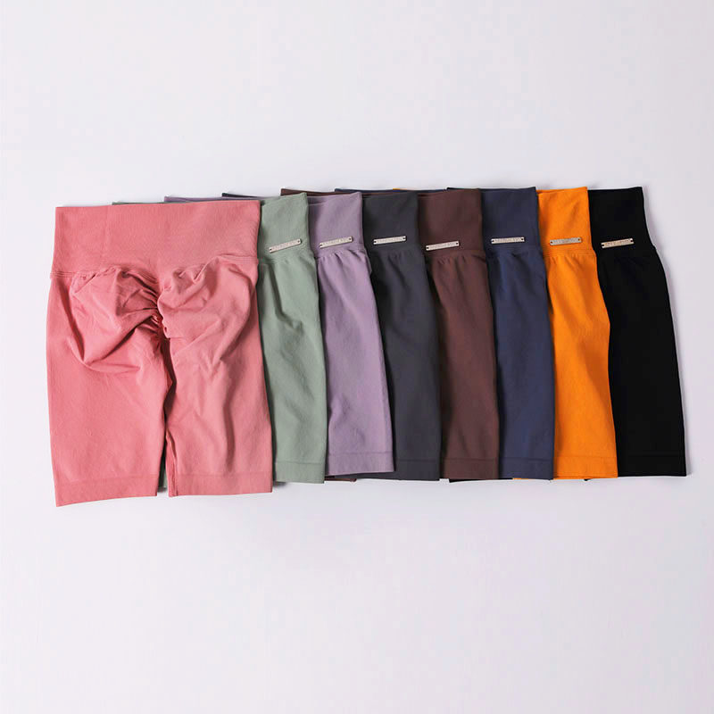 蜜桃翘臀高腰运动五分裤女弹力速干瑜伽短裤训练跑步骑行健身中裤,运动服/休闲服装,健身裤,淘宝优惠券,粉丝福利购,淘宝优惠卷