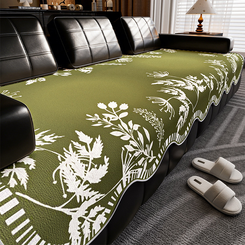 雪尼尔沙发垫四季通用2026新款沙发套罩固定防滑轻奢高级感盖布巾