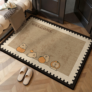 地垫入户门垫进门口脚垫地毯垫子玄关家用可裁剪2026新款可爱卡通