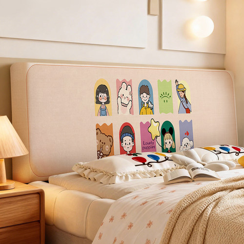 霏彩可爱软垫床头靠垫软包防撞