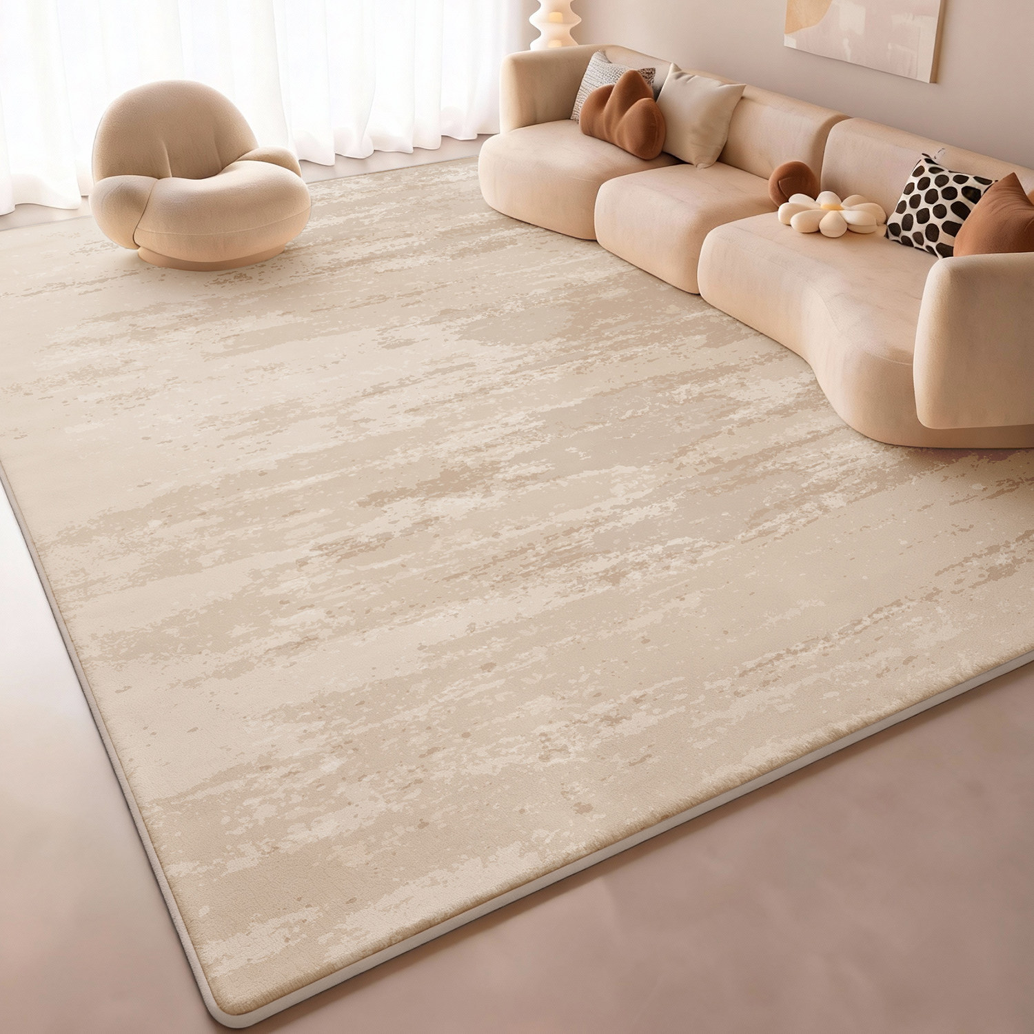 地毯客厅免打理2025新款卧室奶油风防水地垫子毛绒加厚大面积全铺,居家布艺,地毯,淘宝优惠券,粉丝福利购,淘宝优惠卷