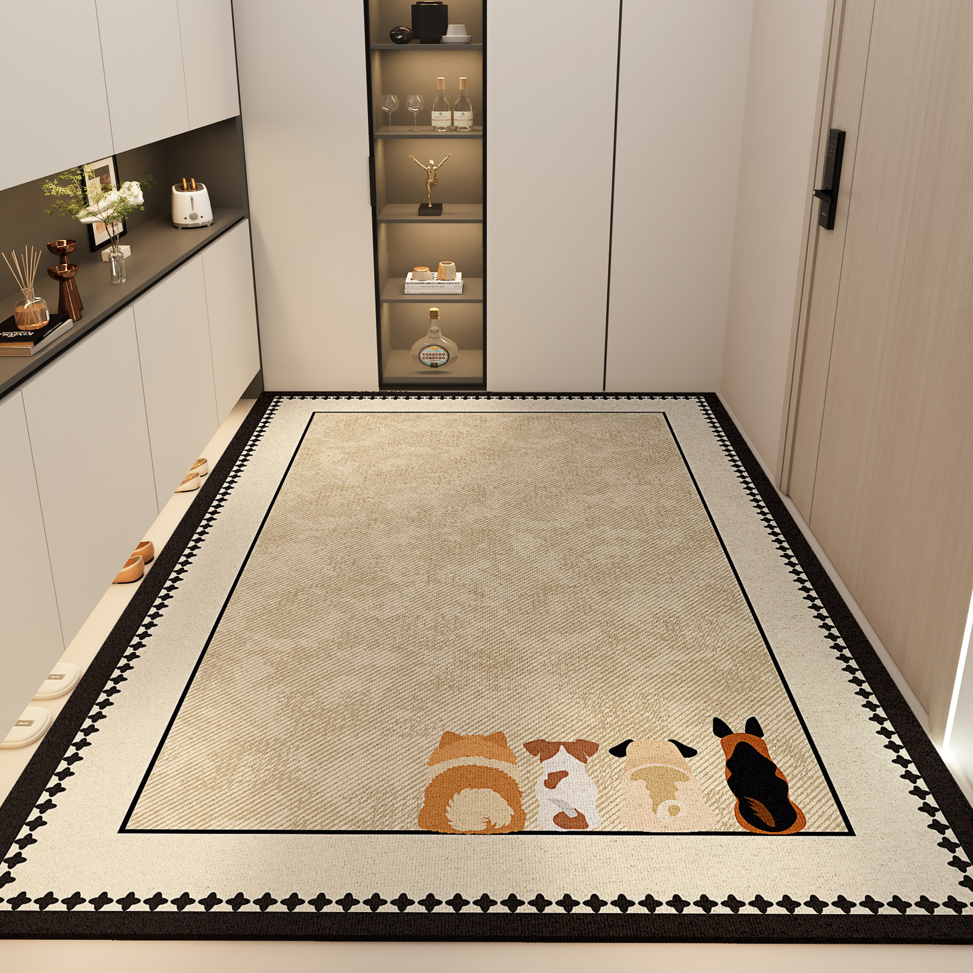 高级感入户门地垫进门地毯门口垫家用门垫耐脏玄关客厅脚垫可定制,居家布艺,入户地垫,淘宝优惠券,粉丝福利购,淘宝优惠卷