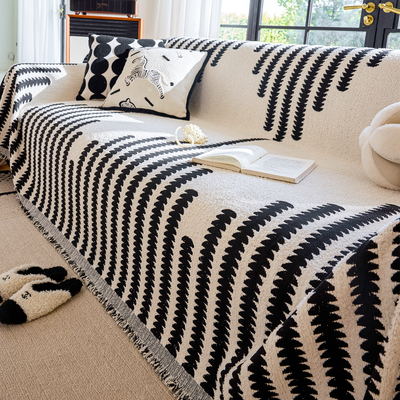 2025新款秋冬毛绒沙发巾盖布毯子