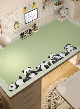 护眼书桌垫学生儿童学习专用可爱卡通桌面垫环保写字台面皮革桌布