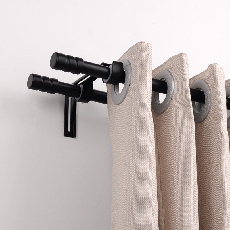 窗帘杆单杆双杆罗马杆窗帘轨道单轨双轨欧式简易罗马杆零售