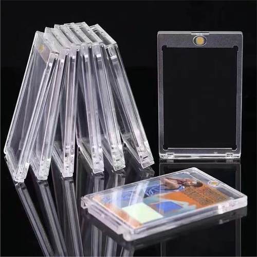 强磁卡砖透明卡套球星收藏卡