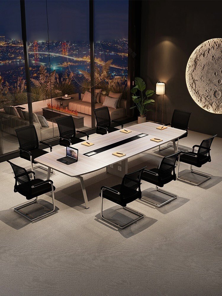 会议桌长桌简约现代大型会议室桌椅组合培训桌洽谈桌办公桌会议桌,商业/办公家具,会议桌,淘宝优惠券,粉丝福利购,淘宝优惠卷