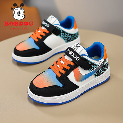 巴布豆男女童aj板鞋2025春秋款