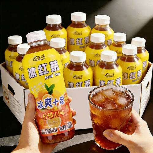 便携小瓶冰红茶360ml清爽茶饮