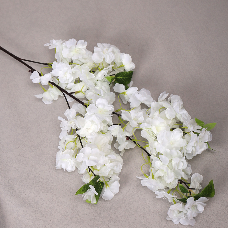 直供仿真4叉加密樱花枝 绢花商场装饰树木樱花人造花假花