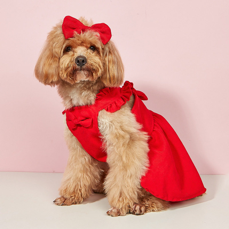 小狗衣服小型犬吊带裙子