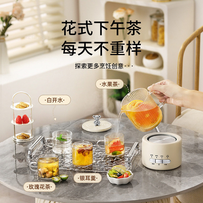 养生壶小型办公室一人多功能烧水花茶壶养生杯电炖杯养生礼品