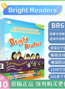 朗文培生bright readers 6B 少儿英语分级阅读绘本 6-12岁主题式经典故事情景学科分册读物配套big english 6年级小学课外阅读