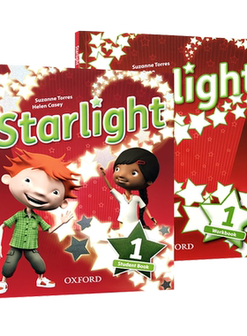 【量大优惠】原版进口starlight 123456级 牛津少儿英语oxford星光系列 课本+练习册+在线学习 6-12岁小学一年级英文美式培训教材